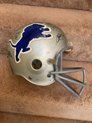 Autographed Detroit Lions Riddell 1979 PAC-3 Football Helmet Rare JOP Facemask Sports Mem, Cards & Fan Shop:Game Used Memorabilia:Football-NFL:Helmet WESTBROOKSPORTSCARDS