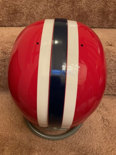 SMU Mustangs Suspension Football Helmet Authentic Reproduction Meredith Sports Mem, Cards & Fan Shop:Fan Apparel & Souvenirs:College-NCAA WESTBROOKSPORTSCARDS   