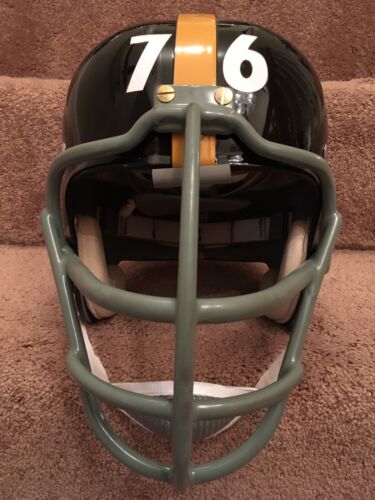 Riddell Kra-Lite RK2 Suspension Football Helmet 1963 Pittsburgh Steelers Playoff Sports Mem, Cards & Fan Shop:Fan Apparel & Souvenirs:Football-NFL Riddell
