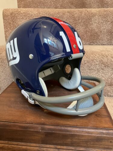 Riddell Kra-Lite RK2 Suspension New York Giants Football Helmet Frank Gifford Sports Mem, Cards & Fan Shop:Fan Apparel & Souvenirs:Football-NFL Riddell
