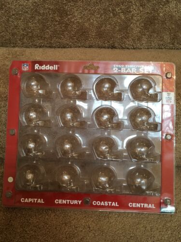 1969 NFL and AFL Riddell Pocket Pro Throwback Set Display Clam Shells Sports Mem, Cards & Fan Shop:Fan Apparel & Souvenirs:Football-NFL Riddell