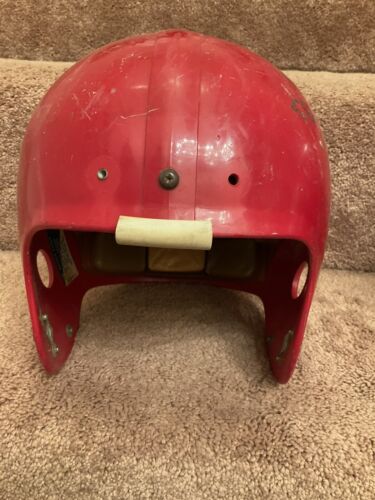 Wilson F2211 Red Football Helmet Isosorb Padding Chiefs Falcons Size 7 Sports Mem, Cards & Fan Shop:Fan Apparel & Souvenirs:Football-NFL Riddell