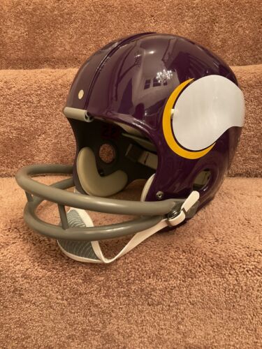 Minnesota Vikings “Big Horns” RK2 Style Suspension Football Helmet Krause Sports Mem, Cards & Fan Shop:Fan Apparel & Souvenirs:Football-NFL WESTBROOKSPORTSCARDS