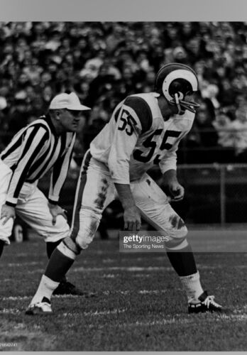Los Angeles Rams Painted Horns RK2 Style Suspension Football Helmet Maxie Baughn Sports Mem, Cards & Fan Shop:Fan Apparel & Souvenirs:Football-NFL Riddell