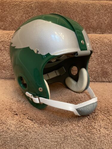 custom painted philadelphia eagles motorcycle helmets Philadelphia Eagles Painted Wings RK2 Style Suspension Football Helmet – WESTBROOKSPORTSCARDS