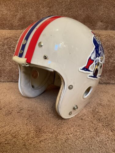 Vintage Clear Shell Wilson F2000 Suspension Football Helmet Boston Patriots 7.5 Sports Mem, Cards & Fan Shop:Fan Apparel & Souvenirs:Football-NFL Riddell