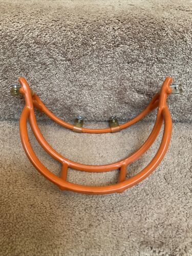 Vintage Orange Schutt 1969 OPO Green Dot Football Helmet X-Large  Facemask RARE Sporting Goods:Team Sports:Football:Clothing, Shoes & Accessories:Helmets & Hats Schutt