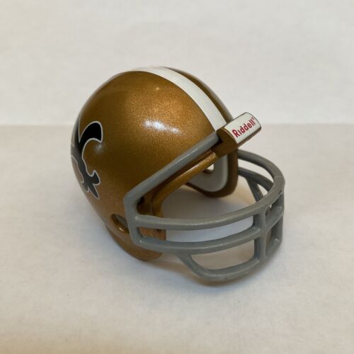 New Orleans Saints Riddell NFL Pocket Pro Custom Concept Gold Helmet Throwback Sports Mem, Cards & Fan Shop:Fan Apparel & Souvenirs:Football-NFL Riddell   