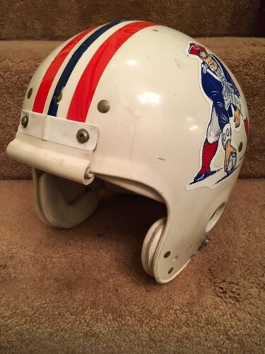 Vintage Wilson F2000 Suspension Football Helmet Boston Patriots - RARE Sports Mem, Cards & Fan Shop:Fan Apparel & Souvenirs:Football-NFL Riddell