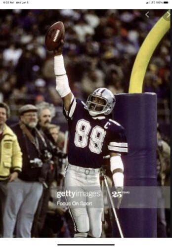 Drew Pearson TK2 Style Dallas Cowboys Football Helmet Authentic Color Paint Sports Mem, Cards & Fan Shop:Fan Apparel & Souvenirs:Football-NFL WESTBROOKSPORTSCARDS