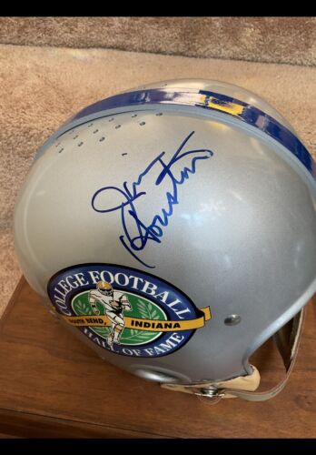 Jim Houston Ohio State Autograph Riddell RT2 College Hall Of Fame Football Helmet Sports Mem, Cards & Fan Shop:Fan Apparel & Souvenirs:Football-NFL Riddell   