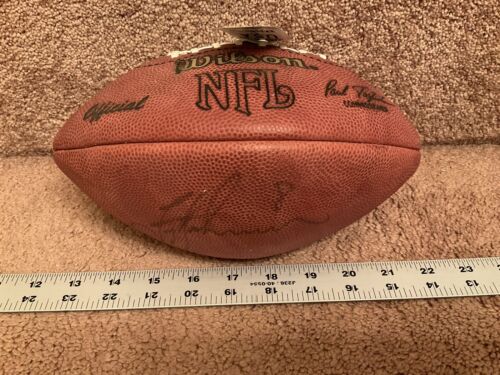 TROY AIKMAN DALLAS COWBOYS SIGNED AUTOGRAPHED NFL Pee Wee Football UDA RARE! Sports Mem, Cards & Fan Shop:Autographs-Original:Football-NFL:Balls WESTBROOKSPORTSCARDS