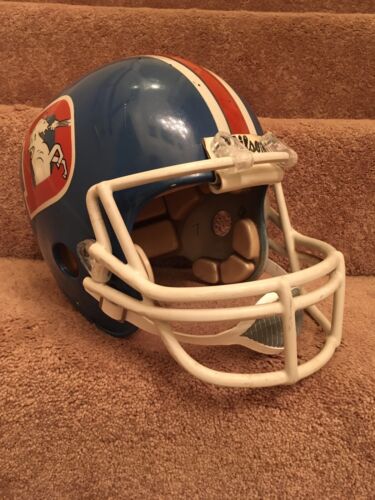 Vintage Original Authentic Wilson F2101 Football Helmet Denver Broncos Elway Sports Mem, Cards & Fan Shop:Fan Apparel & Souvenirs:Football-NFL Riddell