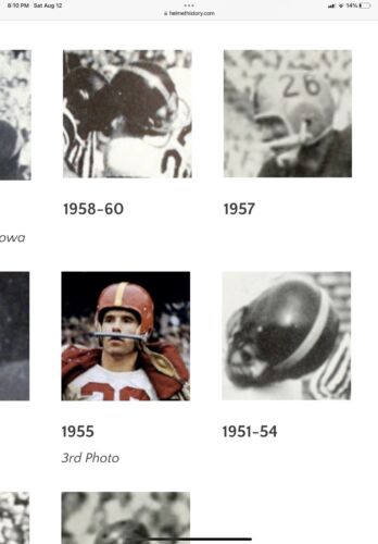 Southern California USC Trojans 1951-54 Throwback RT Style Football Helmet Sports Mem, Cards & Fan Shop:Fan Apparel & Souvenirs:College-NCAA WESTBROOKSPORTSCARDS