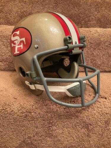 RK2 Style Suspension Football Helmet San Francisco 49ers Dave Wilcox Sports Mem, Cards & Fan Shop:Fan Apparel & Souvenirs:Football-NFL Riddell   