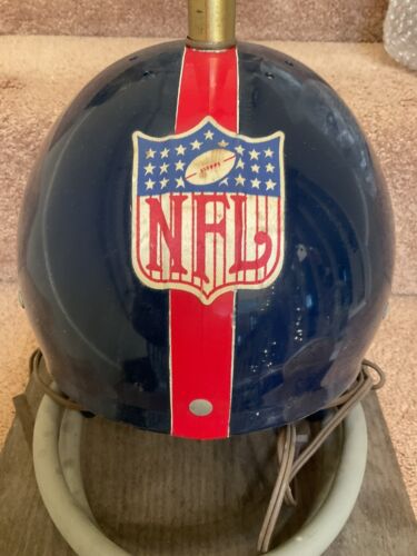 Vintage Riddell 1973 New York Giants Old Football Helmet Lamp Sports Mem, Cards & Fan Shop:Fan Apparel & Souvenirs:Football-NFL Riddell   