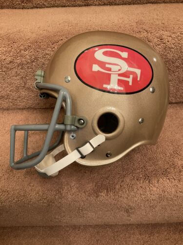 RK2 Style Suspension Football Helmet San Francisco 49ers Dave Wilcox Sports Mem, Cards & Fan Shop:Fan Apparel & Souvenirs:Football-NFL Riddell