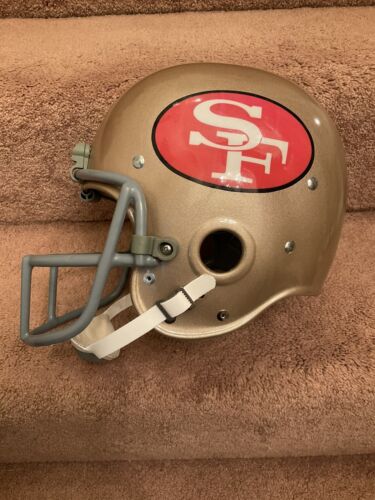 RK2 Style Suspension Football Helmet San Francisco 49ers Dave Wilcox Sports Mem, Cards & Fan Shop:Fan Apparel & Souvenirs:Football-NFL Riddell   