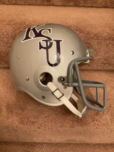 authentic kansas state football helmet DARREN SPROLES SIGNED WILDCATS FULL SIZE SPEED BEC Super Sports Center special order facemask worn by most of the star players who choose to wear the Speed Kansas State - HELMET HISTORY
