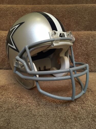 Vintage Schutt Air Football Helmet Dallas Cowboys Troy Aikman Sports Mem, Cards & Fan Shop:Fan Apparel & Souvenirs:Football-NFL Riddell