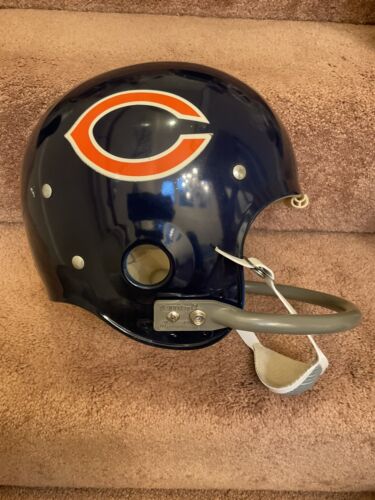 Vintage Original Riddell Kra-Lite TK2 Football Helmet Rare 1973 Chicago Bears Sports Mem, Cards & Fan Shop:Fan Apparel & Souvenirs:Football-NFL Riddell
