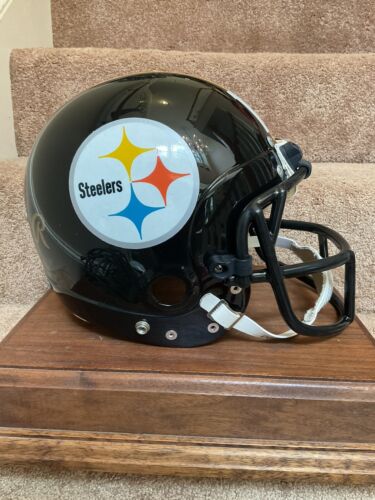 Vintage RARE Rawlings HND-9 Ridge Football Helmet Pittsburgh Steelers Bradshaw Sports Mem, Cards & Fan Shop:Fan Apparel & Souvenirs:Football-NFL Rawlings