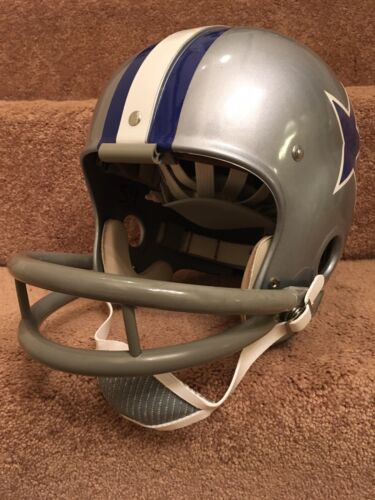 Riddell Kra-Lite RK2 Suspension Football Helmet 1966 Dallas Cowboys Chuck Howley Sports Mem, Cards & Fan Shop:Fan Apparel & Souvenirs:Football-NFL Riddell
