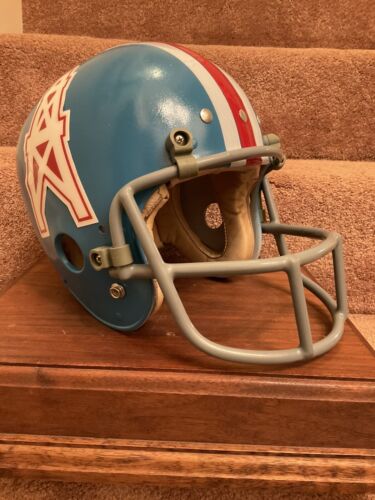 Original Vintage Wilson Football Helmet Size 7 1/4 1972-1974 Houston Oilers Sports Mem, Cards & Fan Shop:Fan Apparel & Souvenirs:Football-NFL Wilson   