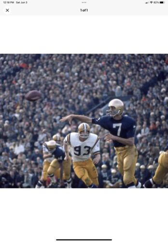 Vintage 1970s Wilson Football Helmet Notre Dame Fighting Irish Joe Theismann Sports Mem, Cards & Fan Shop:Fan Apparel & Souvenirs:Football-NFL Wilson