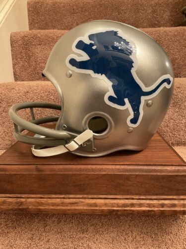 RK2 Style Suspension Football Helmet- 1970 Detroit Lions Lem Barney Sports Mem, Cards & Fan Shop:Fan Apparel & Souvenirs:Football-NFL Riddell
