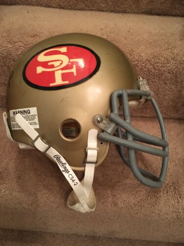 Vintage Rawlings ANFL Football Helmet San Francisco 49ers Schutt NOPDW ERRO Date Sports Mem, Cards & Fan Shop:Game Used Memorabilia:Football-NFL:Helmet WESTBROOKSPORTSCARDS   