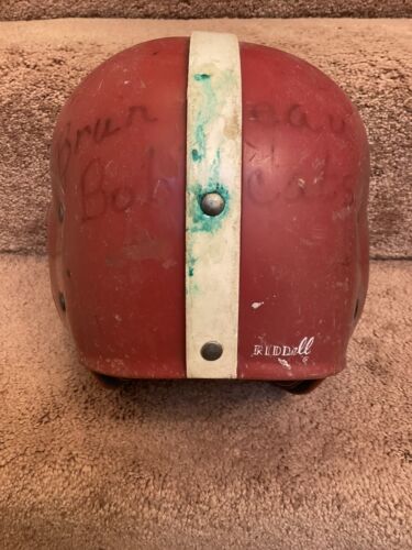 Riddell 1950s RT2 Vintage Football Helmet Rare Snap In Jaw Pads Type Sports Mem, Cards & Fan Shop:Fan Apparel & Souvenirs:Football-NFL Riddell