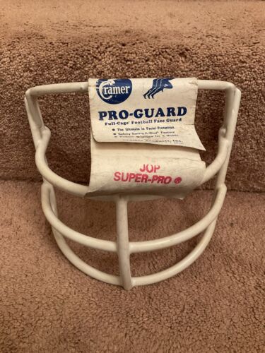 Vintage Cramer Super Pro JOP X-Large Green Dot White Football Helmet Facemask Sporting Goods:Team Sports:Football:Clothing, Shoes & Accessories:Helmets & Hats Cramer