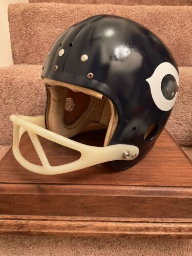 Original Vintage Wilson Football Helmet Size 7 1/4 Chicago Bears Gayle Sayers Sports Mem, Cards & Fan Shop:Fan Apparel & Souvenirs:Football-NFL Wilson   