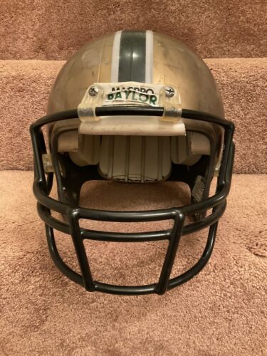 Maxpro MACPRO Baylor Bears 1985 Game Used Clear Shell Football Helmet Rare Sports Mem, Cards & Fan Shop:Autographs-Original:Football-NFL:Helmets WESTBROOKSPORTSCARDS