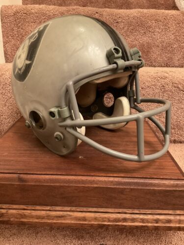 Maxpro 1980s Football Helmet Oakland Los Angeles Raiders Clear Shell Rare Sports Mem, Cards & Fan Shop:Autographs-Original:Football-NFL:Helmets WESTBROOKSPORTSCARDS