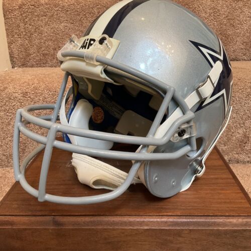 Vintage Schutt Air Football Helmet Dallas Cowboys Troy Aikman Large Shell Sports Mem, Cards & Fan Shop:Fan Apparel & Souvenirs:Football-NFL Riddell