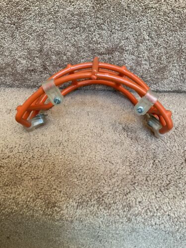 Vintage Riddell 1980s NOPO Football Helmet Lineman Orange 2-Dot Facemask USFL Sporting Goods:Team Sports:Football:Clothing, Shoes & Accessories:Helmets & Hats Riddell