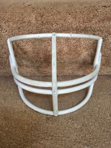 double football helmet Vintage White Schutt 1970s Double Wire NOP Green Dot XL Football Helme – WESTBROOKSPORTSCARDS