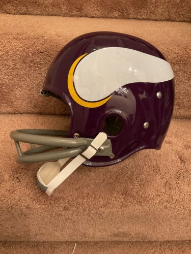 Minnesota Vikings “Big Horns” RK2 Style Suspension Football Helmet Krause Sports Mem, Cards & Fan Shop:Fan Apparel & Souvenirs:Football-NFL WESTBROOKSPORTSCARDS   