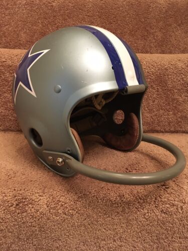 Vintage Riddell Kra-Lite TK2 Football Helmet 1964 Dallas Cowboys Don Meredith Sports Mem, Cards & Fan Shop:Fan Apparel & Souvenirs:Football-NFL Riddell