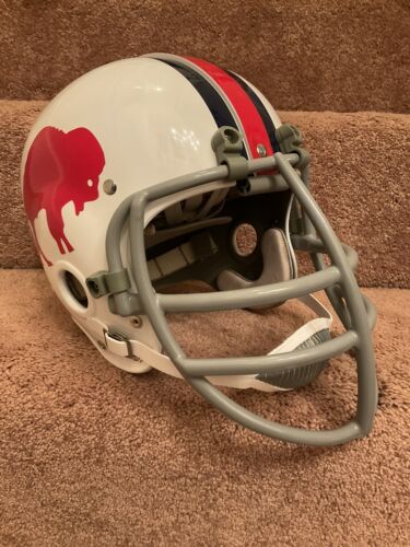 Riddell Kra-Lite Old RK2 Suspension Football Helmet 1965-69 Buffalo Bills NJOP Sports Mem, Cards & Fan Shop:Fan Apparel & Souvenirs:Football-NFL Riddell   