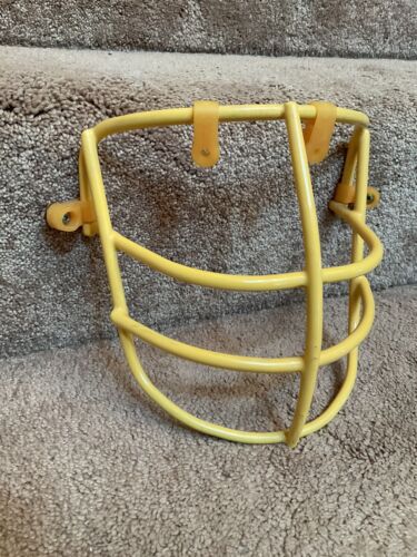 Vintage Schutt 1969 NJOP Large Red Dot Yellow Gold Football Helmet Face Mask Sporting Goods:Team Sports:Football:Clothing, Shoes & Accessories:Helmets & Hats Schutt