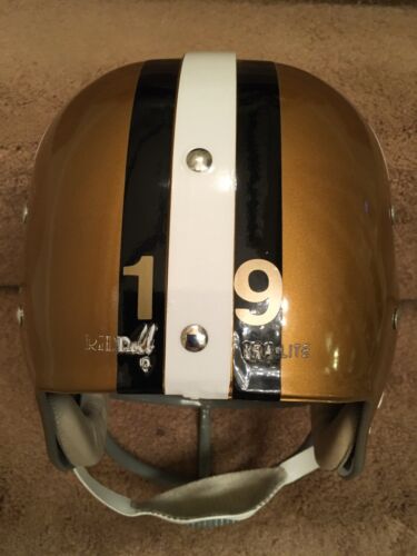Riddell Kra-Lite RK2 Suspension Football Helmet-New Orleans Saints Tom Dempsey Sports Mem, Cards & Fan Shop:Fan Apparel & Souvenirs:Football-NFL Riddell   