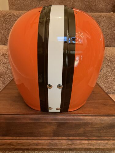 RK4 Husky Vintage Style Suspension Football Helmet Cleveland Browns  Jim Brown Sports Mem, Cards & Fan Shop:Game Used Memorabilia:Football-NFL:Helmet WESTBROOKSPORTSCARDS