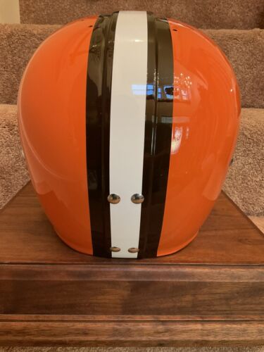 RK4 Husky Vintage Style Suspension Football Helmet Cleveland Browns  Jim Brown Sports Mem, Cards & Fan Shop:Game Used Memorabilia:Football-NFL:Helmet WESTBROOKSPORTSCARDS   