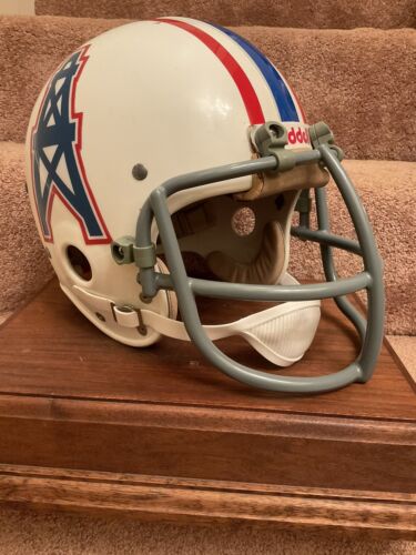 Vintage Original Riddell TK2 Kra-Lite II Football Helmet Houston Oilers Campbell Sports Mem, Cards & Fan Shop:Fan Apparel & Souvenirs:Football-NFL Riddell   