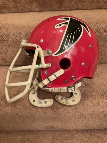 Authentic Riddell Kra-Lite II Atlanta Falcons Football Helmet Game Used Sports Mem, Cards & Fan Shop:Fan Apparel & Souvenirs:Football-NFL Riddell
