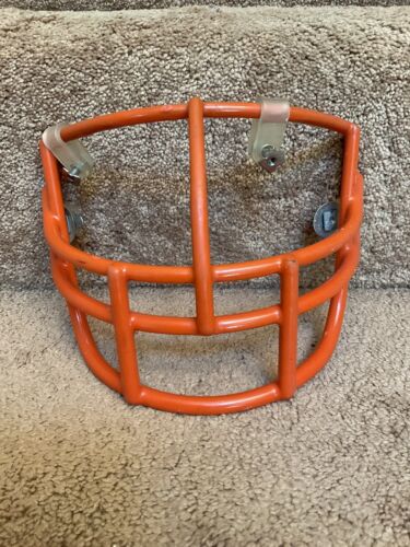 Vintage Riddell 1980s NOPO Football Helmet Lineman Orange 2-Dot Facemask USFL Sporting Goods:Team Sports:Football:Clothing, Shoes & Accessories:Helmets & Hats Riddell