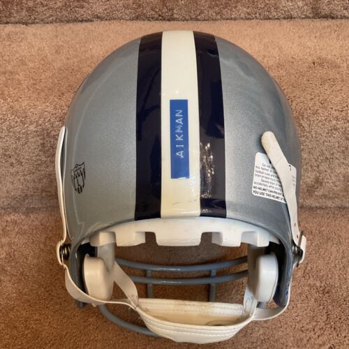 Vintage Schutt Air Football Helmet Dallas Cowboys Troy Aikman Large Shell Sports Mem, Cards & Fan Shop:Fan Apparel & Souvenirs:Football-NFL Riddell